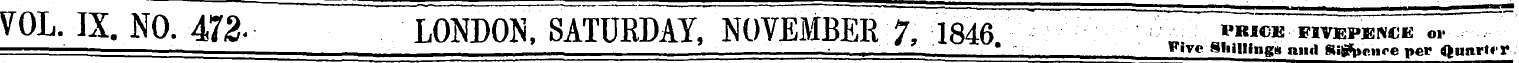 V01LIX. NO. 472- LONDON, SATURDAY, NOVEM...