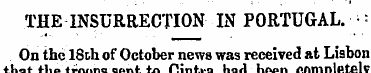 THE INSURRECTION IN PORTUGAL. — On the 1...