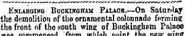 Enlarging BucKixonAM Palacb.—On Saturday...