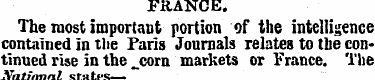 FRANCE. The roost important portion of t...