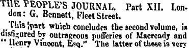 Tip PEOPLE'S JOURNAL. Part XII. London: ...