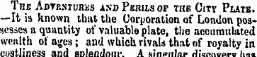 The Adventures and Perils of the City Pl...