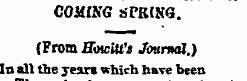 COMING SPRING. (From Eotcitt's Journal.)...