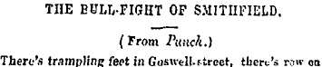 THE BULLFIGHT OF SMITIIFIELD. (From Punc...