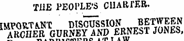 THE PEOPLE'S CHARfER. important DISCUSSI...