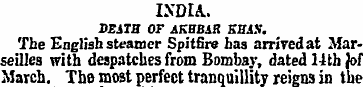 INDIA. 2>£iTH OF AKBB&R Klfi.V. The Engl...