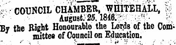 COUNCIL CHAMBER, 'WHITEHALL , %> ;'•• ¦ ...