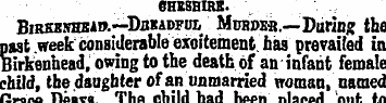 CHESHIRE. BiRKESHBAtt—Dreadful MuHnsa.—D...