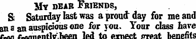 My dear Friends, & Saturday last was a p...