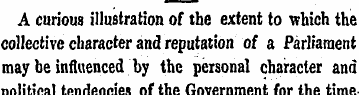 A curious illustration of the extent to ...