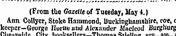 (From the Gazelle ot Tuesday, May 4.) An...