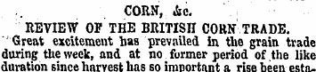 CORN, Ac. REVIEW OF THE BRITISH CORN TRA...