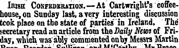 Irish Cosfbubration.—At Cartwright's cof...