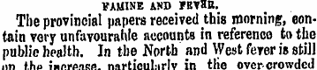 FAMINE AUD *EVHB. The provincial papers ...