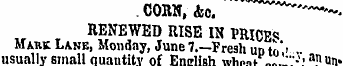 COM .&o. *~ "~*- RENEWED RISE IN PRICES ...
