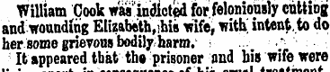 William Cook waaindietea for feloniously...
