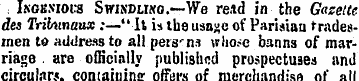 , IxGK.viOKS Swindling.—We read in the G...