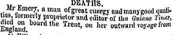 \t v DEATHS . Jin hmery, a man of great ...
