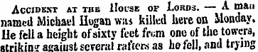 Accidkst at the House of Lords. — A man ...