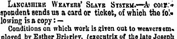 Lancashire Weavers' Slavb Sisieu.—A< coi...