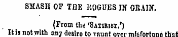 SMASH OF THE KOGUES IN GRAIN. (From the ...