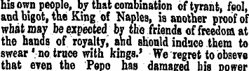 his own people, by that combination of t...