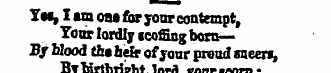 Yen, I am oae for your contempt . Tour l...