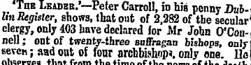 'The Lbadbe.'—Peter Carroll, in his penn...
