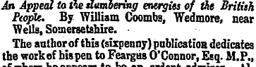 An Appeal to Ae slumbering energies of t...
