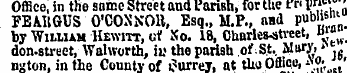 Office, in the same Street and Parish, f...