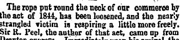 The rope put round the neck of our comme...