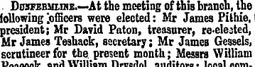 . DosFEBsnrnE.—At the meeting of this br...
