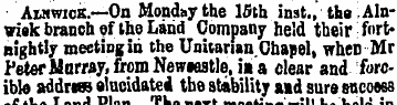 Awiwick.—On Monday the 15th inst., the A...