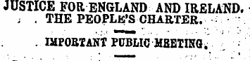 JUSTICE FOR ENGLAND AND IRELAND. j . THE...