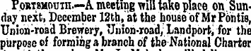 Portsmouth.—A meeting will take place on...