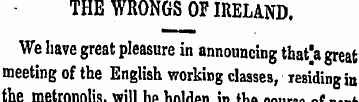 THE WRONGS OF IRELAND. We have great ple...