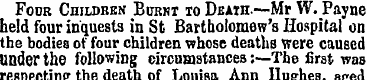 Four Children Bukkt ioDeaih—Mr W.Payne h...