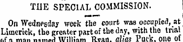 THE SPECIAL COMMISSION. On Wednesday wee...