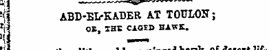 ^ ABD-EL-K ADER AT T OULON ; *$ OB, THE ...
