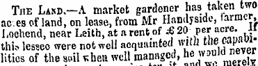 The Law.—A market gardener has taken two...