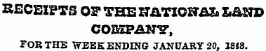 RECEIPTS OS" THE IT&TXOSTA& &&ND COBZR&S...