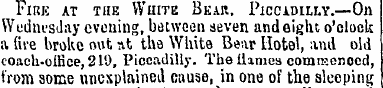 1'iRK at the White Bear, Piccadilly.—On ...