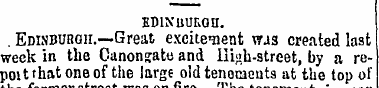 EDINBURGH-.. Edinburgh.—Great excitement...