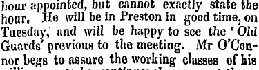 hour appointed, but cannot exactly state...