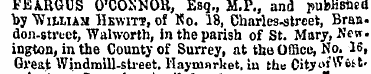 *'ISA.BUUS O'COSNOtt, Esq., M.P., and pu...