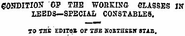 50NDITI0S 05 THE WORKING CLASSES IK LEED...
