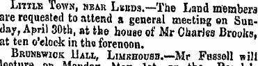 Limn Town, hear Limns.—The Land metabera...