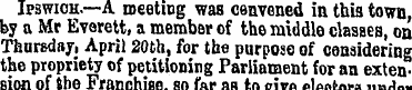 Ipswich.—A meeting was convened in this ...