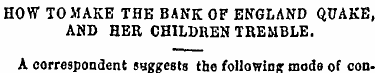 HOW TO MAKE THE BANK OF ENGLAND QTJAKE, ...