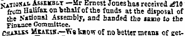 VaTIOJUI. Assekblt —Mr Ernest Jones has ...